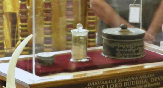 Sacred Devnimori Relics Exposition at Gangaramaya